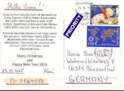 Finland & Postal, Hameenlinna To Biensenthal Alemanha 2015 (757) - Briefe U. Dokumente