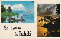 CPSM Souvenirs De Tahiti (avec 2 Vues) - Polynésie Française