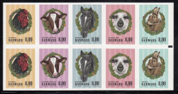 Denmark MNH 2016 Sheet Of 10 8DKK Farm Animals - Ongebruikt