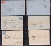 Netherlands 1873-80 3 Cover - Lettres & Documents