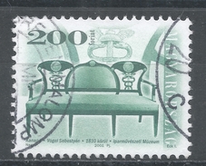 Hungary 2001. Scott #3743 (U) Antique Furniture, Settee By Sebestyen Vogel - Gebraucht