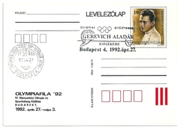 5238 Hungary FDC With SPM Postcard Olympic Champion Fencing Philately - Summer 1932: Los Angeles