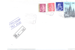 1998. Spain, He Letter Sent By Registered Post To Moldova - Cartas & Documentos