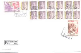 1998. Spain, He Letter Sent By Registered Post To Moldova - Briefe U. Dokumente