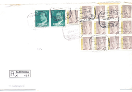 1998. Spain, He Letter Sent By Registered Post To Moldova - Covers & Documents