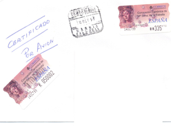 1999. Spain, He Letter Sent By Registered Post To Moldova - Covers & Documents