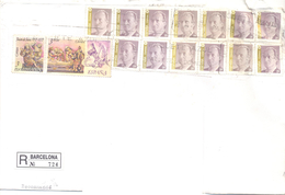 1999. Spain, He Letter Sent By Registered Post To Moldova - Storia Postale