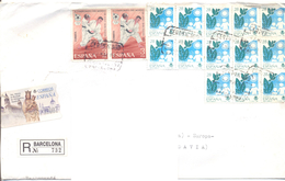 1999. Spain, He Letter Sent By Registered Post To Moldova - Covers & Documents