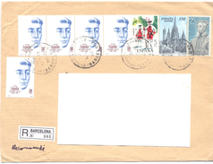 2000. Spain, He Letter Sent By Registered Post To Moldova - Brieven En Documenten