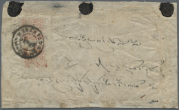 Tibet: 1933, 2 T. Red, Two Inland Registered Covers With Corner Margin Pairs: Vertical Right Corner Margin Pair Clich. 7 - Andere-Azië