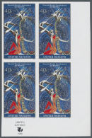 Thematik: Malerei, Maler / Painting, Painters: 1995, UN New York. Imperforate Corner Block Of 4 For The 40c Value Of The - Andere & Zonder Classificatie