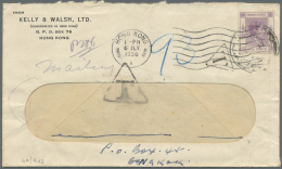 Hongkong - Besonderheiten: 1950/1972, Underpaid Taxed Covers (6) Inc. Triangular Boxed "T" (3), Two-line "Return To Send - Autres & Non Classés