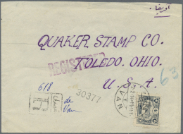 Armenien - Stempel: 1914,2/2, Registered Envelope Bearing 2 Pia. Slate Tied By "VAN 1" Cds. And Boxed "R/taahhütl&u - Armenië