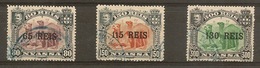 NYASSA 1903 King D. Carlos I, 1901 STAMPS WITH SURCHARGED - Portuguese Congo