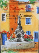 ETIQUETTE De VIN " CÔTES-du-VENTOUX 1999 " - La Montagne Rouge - Appel. Contrôlée - 13° - 75cl - TB. état - Côtes Du Ventoux