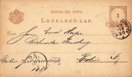 Hungary Card Budapest>Berlin 1889 ... AH767 - Lettres & Documents