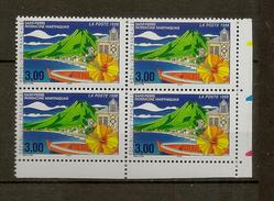 Bloc De 4 Timbres N°3244 St Pierre Martinique (bord De Feuille Coupé Aux Ciseaux) - Unused Stamps