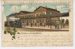 ALLEMAGNE - Gruss Aus GERMERSHEIM - Bahnhof - Germersheim