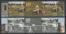 Bosnia Serbia 2017 Europa CEPT, Fortresses, Castles, Middle Row, MNH - 2017