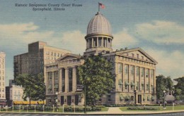 Illinois Springfield Historic Sangamon County Court House Curteich - Springfield – Illinois