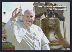 2015 VATICANO "INCONTRO CON LE FAMIGLIE A PHILADELPHIA" 2 EURO COMMEMORATIVO FDC (BUSTA FILATELICO-NUMISMATICA) - Vatikan