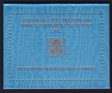 2012 VATICANO "INCONTRO MONDIALE FAMIGLIE" 2 EURO COMMEMORATIVO FDC - Vatikan