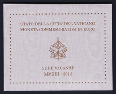 2013 VATICANO "SEDE VACANTE" 2 EURO COMMEMORATIVO FDC (FOLDER) - Vatican