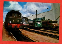 Chemin De Fer Locomotives Dont Locomotive 2D2 5527 - Eisenbahnverkehr