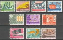 INDONESIA INDONESIË 1969 ZBL 651-60 MNH ** - Indonesia