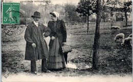 FOLKLORE  -- AVEYRON --  L'Aveyron Pitoresque - Idylle Champêtre - N° 3714 - Personajes