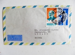 Cover Sent From Brazil 1969 Postman - Lettres & Documents