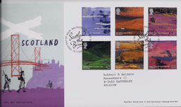 GREAT BRITAIN 2462/67 -  FDC - Schotland - 2001-10 Ediciones Decimales