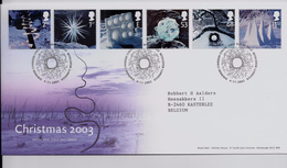 GREAT BRITAIN 2502/07 -  FDC - Christmas - 2001-2010 Decimal Issues