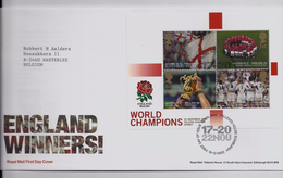 GREAT BRITAIN BL22 -  FDC - Rugby - 2001-10 Ediciones Decimales