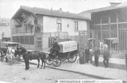 75-PARIS 13e- CHOCOLATERIE LOMBART, SORTIE DES ECURIES - Arrondissement: 13