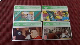 4 Cards Uk New Rare - BT Algemene Uitgaven