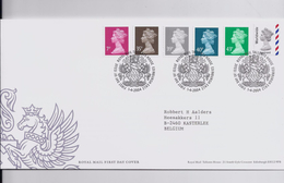 GREAT BRITAIN 2540/44 -  FDC - Serie Courante - 2001-10 Ediciones Decimales