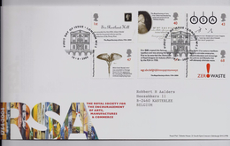 GREAT BRITAIN 2572/77 -  FDC - Royal Society For The Encouragement - 2001-2010 Decimal Issues