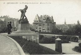 BRUXELLES-TOMBEAU DES LUTTEURS-SOUVENIR DE LEON CLADEL (MONTAUBAN) Auteur De OMPDRAILLES- Sculpture De VAN DER STAPPEN, - Ringen