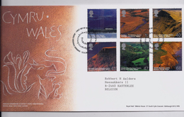 GREAT BRITAIN 2565/68 -  FDC - Wales - 2001-2010 Em. Décimales