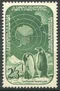 199 AUSTRALIE Antarctique 1959 - Yvert 5 - Polaire Manchot Empereur Carte - Neuf ** (MNH) Sans Trace De Charniere - Neufs