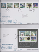 GREAT BRITAIN 2859/64 + BL45 - 2 FDC's - 2001-2010 Em. Décimales