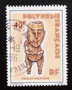 POLYNESIE - YT N°229 - Tikis / Statuettes De Bois - 1985 - Oblitéré - Gebruikt