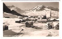 Österreich - Riezlern Mit Widderstein Und Heuberg - Alte Ortsansicht - 1938 - Kleinwalsertal