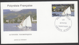 POLYNESIE Lettre 1er Jour De Papeete  Du 12 Février 1992 YT 403 - Covers & Documents
