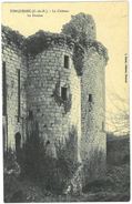 CPA TONQUEDEC - Le Château - Le Donjon - Tonquédec