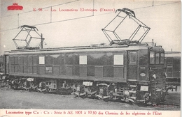 -  E 98 -  Les Locomotives Electriques - Machine Type C'o Des Chemins De Fer Algériens De L'Etat - Equipo