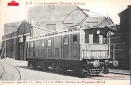 - E 97  - Les Locomotives Electriques  Type B'o B'o , Des Chemins De Fer Marocains De L'Office Chérifien Des Phosphates - Equipo