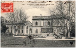 Delcampe - 07 VIVIERS-sur-RHONE - Chateau De Concorde  (Recto/Verso) - Viviers