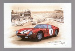 Mai17  78900   ISO RIVOLTA  LE MANS 1964 DESSIN FRAN9OIS BRUERE - Le Mans